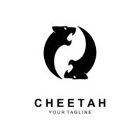 cheetah logo vector illustration