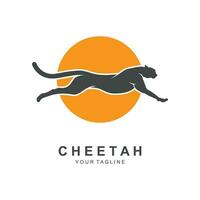 cheetah logo vector illustration