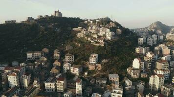 Residential houses on the hill, in Taizhou, Zhejiang. video