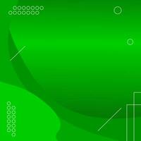 Abstract green geometric background vector