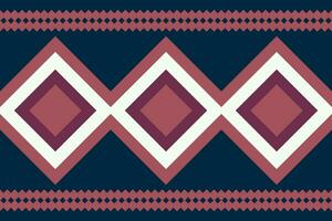 Ethnic Ikat fabric pattern geometric style.African Ikat embroidery Ethnic oriental pattern blue background. Abstract,vector,illustration.Texture,clothing,frame,decoration,carpet,motif. vector