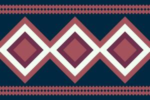 Ethnic Ikat fabric pattern geometric style.African Ikat embroidery Ethnic oriental pattern blue background. Abstract,vector,illustration.Texture,clothing,frame,decoration,carpet,motif. vector