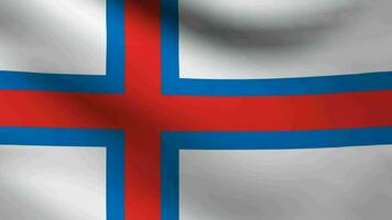 Faroe islands flag video