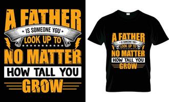 Happy Father's Day motivational Funny quotes typography Gift Dad t-shirt design and vector graphic template EPS File.