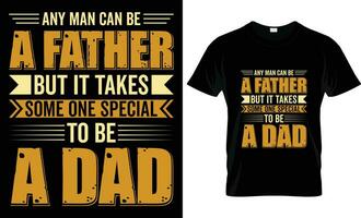 Happy Father's Day motivational Funny quotes typography Gift Dad t-shirt design and vector graphic template EPS File.