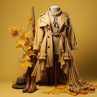 Autumn season clothes high quality ai generated image photo