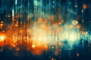 Real film strip texture featuring burn light leaks creating an abstract background photo