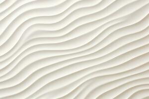 White sand texture background featuring a mesmerizing wave pattern photo