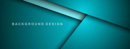 Overlapping turquoise green background vector layer for background design