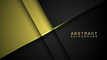 Abstract background overlapping gold line decoration layers with copy space for text. luxury style. Vector illustration