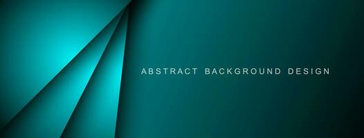 Overlapping turquoise green background vector layer for background design