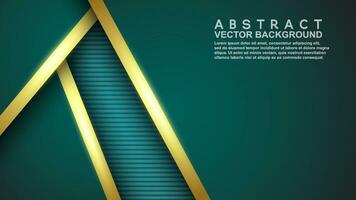 Abstract background overlapping gold line decoration layers with copy space for text. luxury style. Vector illustration