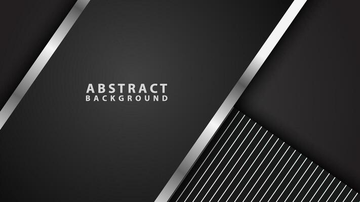 Combined abstract overlapping layers background with silver textured lines decoration. Luxury and premium concept vector design template for using modern cover elements, banners, cards