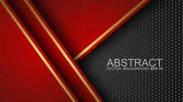 Abstract background overlapping gold line decoration layers with copy space for text. luxury style. Vector illustration