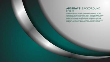 abstract business banner background design with curves vector