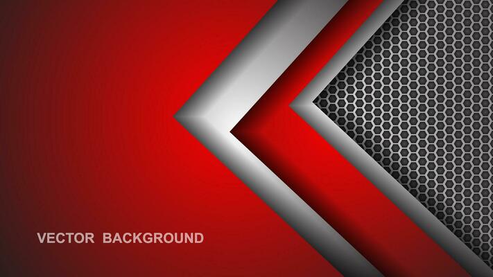 Red background vector layer overlapping on dark space for background design