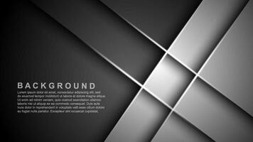 Abstract white overlapping layers background combination with silver textured lines decoration. Luxury and premium concept vector design template for using modern cover elements, banners, cards