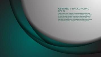 abstract business banner background design with curves vector