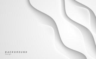 White fluid smooth vector abstract background design