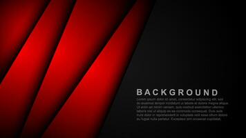 Red background vector layer overlapping on dark space for background design