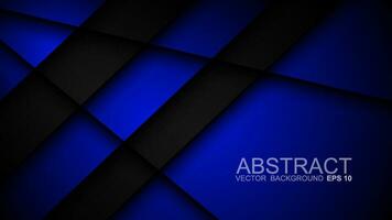 Turquoise green and blue background vector layers overlapping on dark space for background design