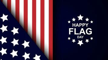 Flag Day background template. Vector illustration.