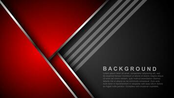 Red background vector layer overlapping on dark space for background design