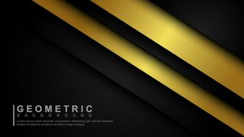 The layer overlaps the gold line layer. for the background design vector