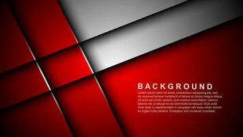 Red background vector layer overlapping on dark space for background design