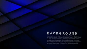 Turquoise green and blue background vector layers overlapping on dark space for background design