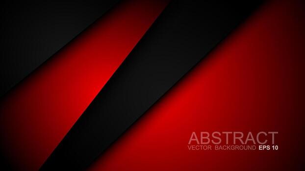 Red background vector layer overlapping on dark space for background design