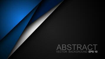 Turquoise green and blue background vector layers overlapping on dark space for background design