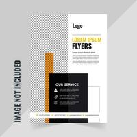 Customizable Corporate Flyer Design for Effective Business Promotion vector