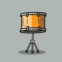 The Illustration of Snare Drum vector