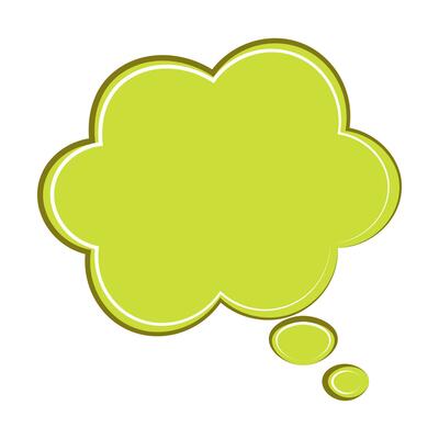 Speech bubble icon. Flat design. Isolated white background