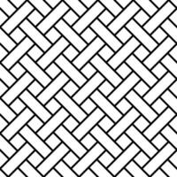 Braided seamless line pattern braiding stripes, diagonal shinglas shingle lath vector