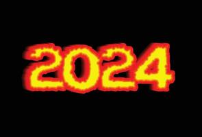 feliz año nuevo 2024 vector