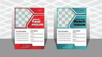 Professional flyer Design vector