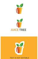 fresh juice free vector - juice logo- - glass juice vector