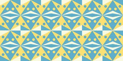 Repeating retro 1960s inspired repeating diamond pattern vector