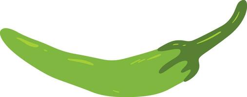 Organic Green Chili vector