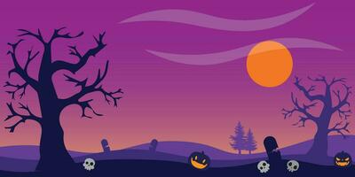 Vector background design with halloween theme