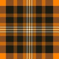 Pattern fabric vector of seamless textile texture with a check background plaid tartan.