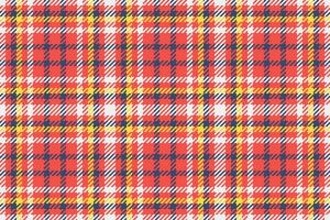 Seamless pattern check of plaid texture fabric with a background vector textile tartan.