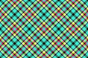 Texture textile check of tartan plaid fabric with a pattern seamless vector background.