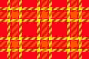 Check plaid pattern of seamless vector fabric with a texture textile tartan background.