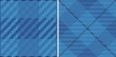 Plaid fabric background of vector check texture with a tartan textile pattern seamless.