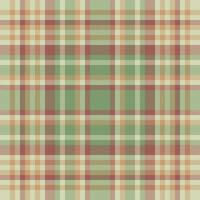 Pattern check texture of tartan vector fabric with a seamless plaid background textile.