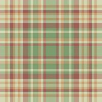 Pattern check texture of tartan vector fabric with a seamless plaid background textile.