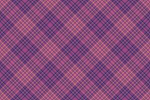 Check seamless tartan of textile fabric texture with a vector background pattern plaid.